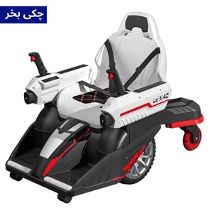 ماشین شارژی کارتینگ کنترلی 360 درجه با قابلیت پرتاب تیر ژله ای رنگ قرمز_اسباب بازی