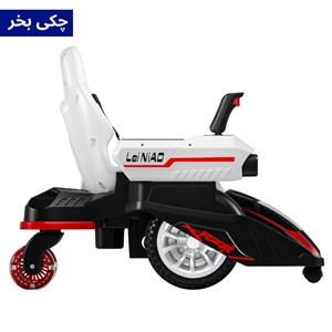 ماشین شارژی کارتینگ کنترلی 360 درجه با قابلیت پرتاب تیر ژله ای رنگ قرمز_اسباب بازی