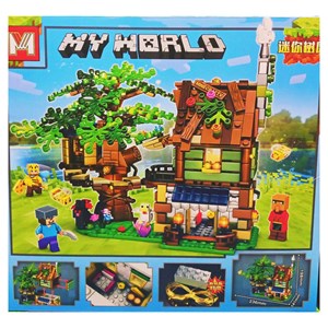 لگو ماینکرافت خانه درختی چراغدار 830  قطعه مدل Minecraft MG1300_اسباب بازی