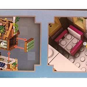 لگو ماینکرافت خانه درختی چراغدار 830  قطعه مدل Minecraft MG1300_اسباب بازی