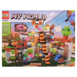 لگو ماینکرافت خانه درختی چراغدار 650 قطعه مدل Minecraft QS08 44090_اسباب بازی