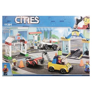 لگو سیتی ایستگاه خدمات خودرو 258 قطعه مدل CITIES 11391_اسباب بازی