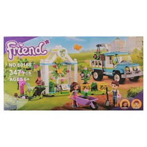 لگو فرندز ماشین درخت کاری 347 قطعه مدل 60168 friends_اسباب بازی