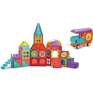 اسباب بازی ساختنی تایل مگنتی 111 قطعه مدل Magic Magnetic Blocks_اسباب بازی