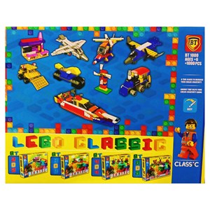 لگو کلاسیک وسایل حمل و نقل 1000 قطعه مدل BT_اسباب بازی