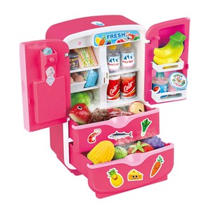 اسباب بازی یخچال ساید یخ ساز با قفسه فروشگاه MULTI-FUNCTIONAL REFRIGERATOR_اسباب بازی