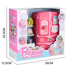 اسباب بازی یخچال ساید یخ ساز با قفسه فروشگاه MULTI-FUNCTIONAL REFRIGERATOR_اسباب بازی