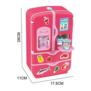 اسباب بازی یخچال ساید یخ ساز با قفسه فروشگاه MULTI-FUNCTIONAL REFRIGERATOR_اسباب بازی