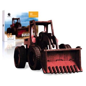پازل سه بعدی چوبی 65 تکه مدل بولدوزر پرشنگ Pershang Wooden Bulldozer 3D Puzzle_اسباب بازی