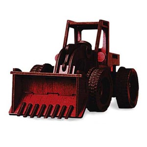 پازل سه بعدی چوبی 65 تکه مدل بولدوزر پرشنگ Pershang Wooden Bulldozer 3D Puzzle_اسباب بازی