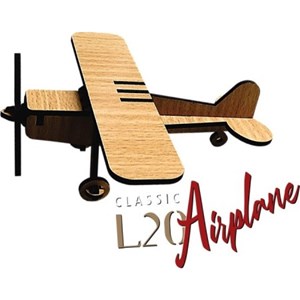 پازل سه بعدی چوبی 14 تکه Pershang Wooden L20 Airplane 3D Puzzle_اسباب بازی 