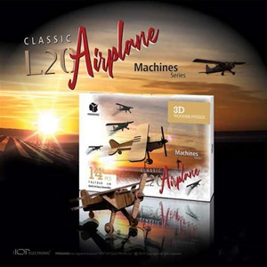 پازل سه بعدی چوبی 14 تکه Pershang Wooden L20 Airplane 3D Puzzle_اسباب بازی 