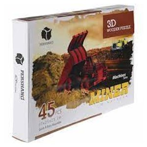  پازل سه بعدی چوبی 45 تکه Pershang Wooden Miner 3D Puzzle_ اسباب بازی 