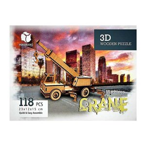  پازل سه بعدی چوبی 118 تکه Pershang Wooden Crane 3D Puzzle_ اسباب بازی