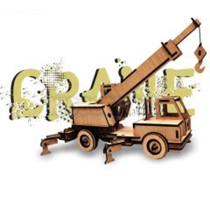  پازل سه بعدی چوبی 118 تکه Pershang Wooden Crane 3D Puzzle_ اسباب بازی