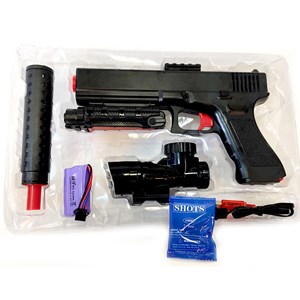 تفنگ اسباب بازی شارژی تیر ژله ای مدل Justice Team_اسباب بازی