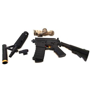 تفنگ اسباب بازی مسلسل شارژی بزرگ تیر ژله ای مدل Changeable M4