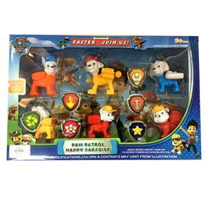 ست اسباب بازی سگ های نگهبان با سپر PAW PATROL HAPPY PARADISE_اسباب بازی