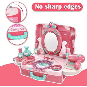 ست اسباب بازی میز آرایشی قابل حمل 3 حالته_اسباب بازی