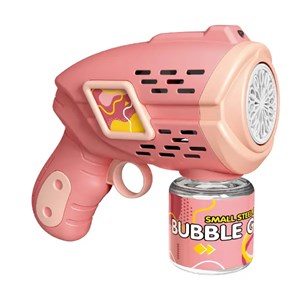 تفنگ اسباب بازی حباب ساز چراغ دار رنگ صورتی مدل Geometric Bubble Gun_اسباب بازی