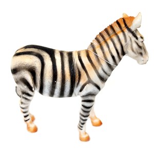 اکشن فیگور گورخر اسباب بازی پلاستیکی توپر ANIMAL WORLD_اسباب بازی