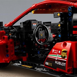 لگو تکنیک ماشین فراری 1677 قطعه مدل 86004 Ferrari 488 GTE_اسباب بازی