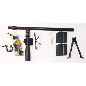 تفنگ اسباب بازی شارژی تیر ژله ای پایه دار دو حالته_اسباب بازی