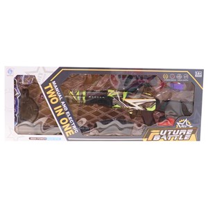 تفنگ اسباب بازی شارژی تیر ژله ای دو حالته با قدرت 20000 دور در دقیقه_اسباب بازی