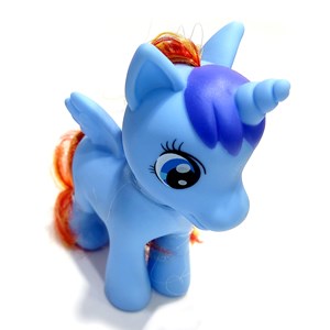 عروسک اسب پونی آبی ارتفاع 11 سانتی متر My Little Pony_اسباب بازی