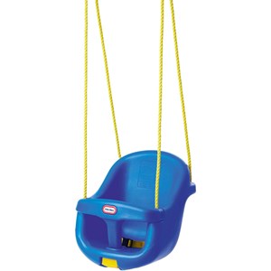 تاب بازی کودک رنگ آبی مدل MGA - Little Tikes - High Back Toddler Swing_اسباب بازی