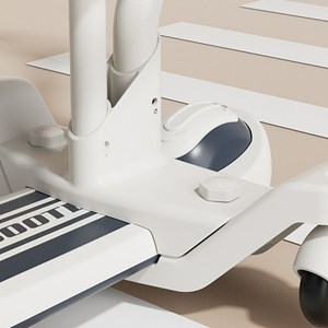 اسکوتر فلزی 3 کاره صندلی دار تاشو با چرخ های چراغدار و موزیکال_اسباب بازی