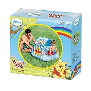 استخر بادی کودک اینتکس intex سایبان دار مدل خرس پو 58415_اسباب بازی