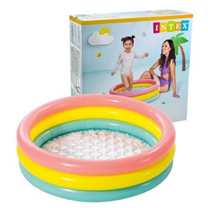 استخر بادی کودک اینتکس intex قطر 86 سانتیمتری کف بادی_اسباب بازی