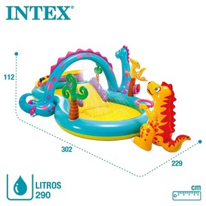 استخر و پارک آبی کودک اینتکس intex مدل دینو کد 57135_اسباب بازی