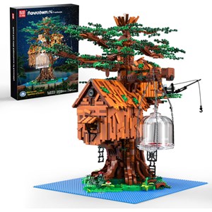 لگو کریتور خانه درختی چراغ دار 3958 قطعه مدل Mould King 16033 Tree House_اسباب بازی