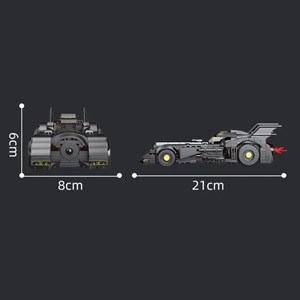 لگو دی سی ماشین بتمن 407 قطعه مدل Mould King 10020 Batmobile Model Car_اسباب بازی