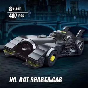 لگو دی سی ماشین بتمن 407 قطعه مدل Mould King 10020 Batmobile Model Car_اسباب بازی