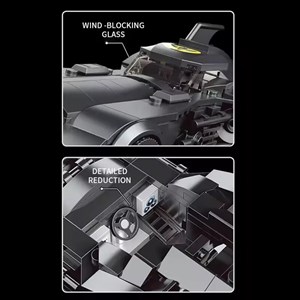 لگو دی سی ماشین بتمن 407 قطعه مدل Mould King 10020 Batmobile Model Car_اسباب بازی