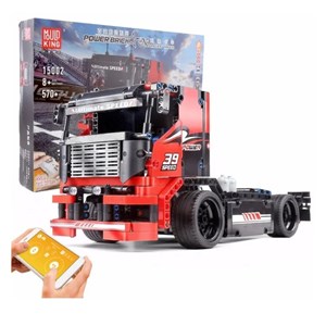 لگو تکنیک کامیون مسابقهای کنترلی 570 قطعه مدل MOULD KING 15002 Race Truck_اسباب بازی