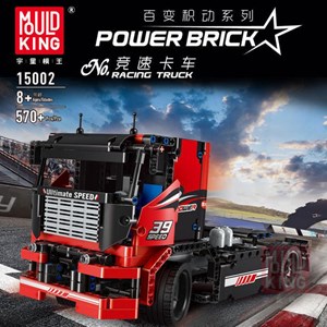 لگو تکنیک کامیون مسابقه‌ای کنترلی 570 قطعه مدل MOULD KING 15002 Race Truck_اسباب بازی