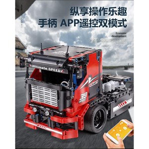 لگو تکنیک کامیون مسابقه‌ای کنترلی 570 قطعه مدل MOULD KING 15002 Race Truck_اسباب بازی