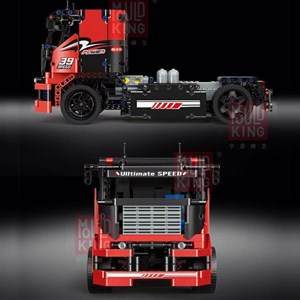 لگو تکنیک کامیون مسابقه‌ای کنترلی 570 قطعه مدل MOULD KING 15002 Race Truck_اسباب بازی