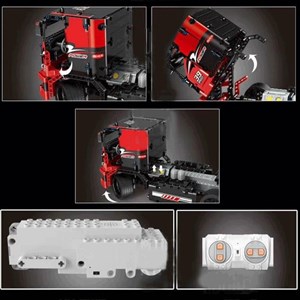 لگو تکنیک کامیون مسابقه‌ای کنترلی 570 قطعه مدل MOULD KING 15002 Race Truck_اسباب بازی