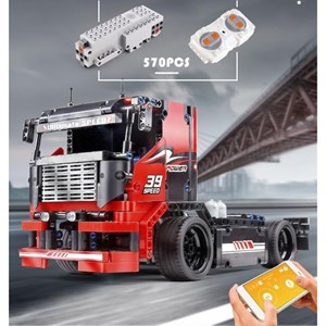 لگو تکنیک کامیون مسابقه‌ای کنترلی 570 قطعه مدل MOULD KING 15002 Race Truck_اسباب بازی