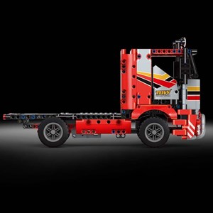 لگو تکنیک کامیون حمل‌ و نقل کنترلی 577 قطعه مدل MOULD KING 15003 RC Transport Truck Remote Contro_اسباب بازی