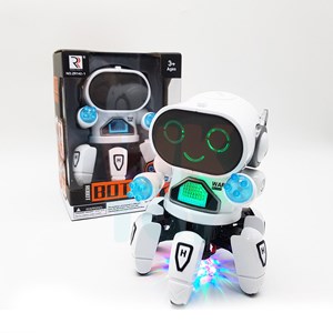 ربات اسباب بازی طرح شش پا سفید BOT ROBOT Toys NO ZR142-1_اسباب بازی