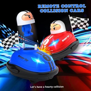 ماشین‌ های کنترلی تصادفی مدل RC Bumper Cars مجموعه ی 2 عددی_اسباب بازی