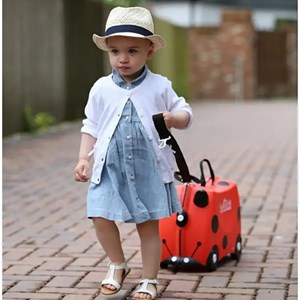 چمدان سواری کودک با ظرفیت 18 لیتر طرح کفشدوزک مدل 0092 Trunki 18L_اسباب بازی