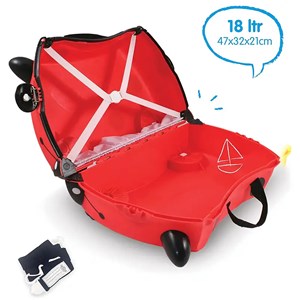 چمدان سواری کودک با ظرفیت 18 لیتر طرح کفشدوزک مدل 0092 Trunki 18L_اسباب بازی