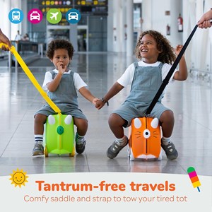 چمدان سواری کودک با ظرفیت 18 لیتر طرح ببر نارنجی مدل 0085 Trunki 18L_اسباب بازی